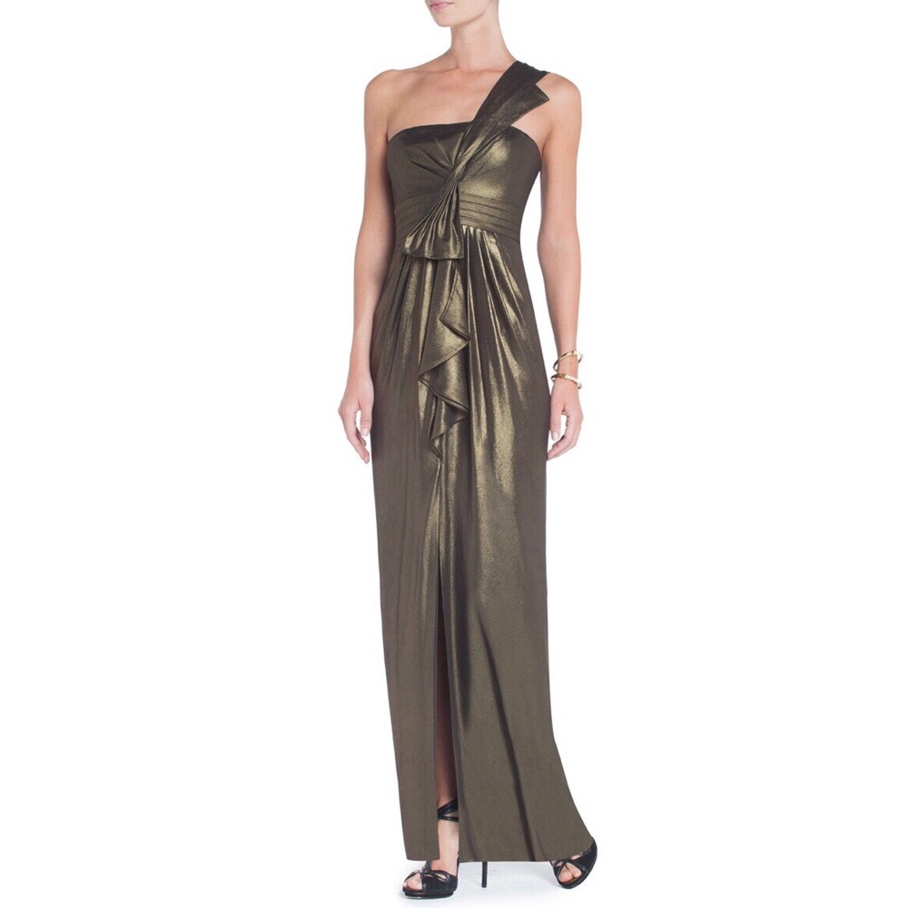 Barbara One-Shoulder Evening Gown